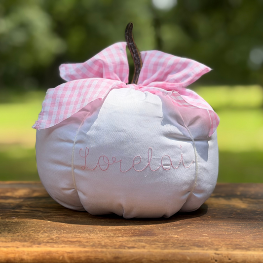 Little Lorelai Vintage Charm Pumpkin in Pink