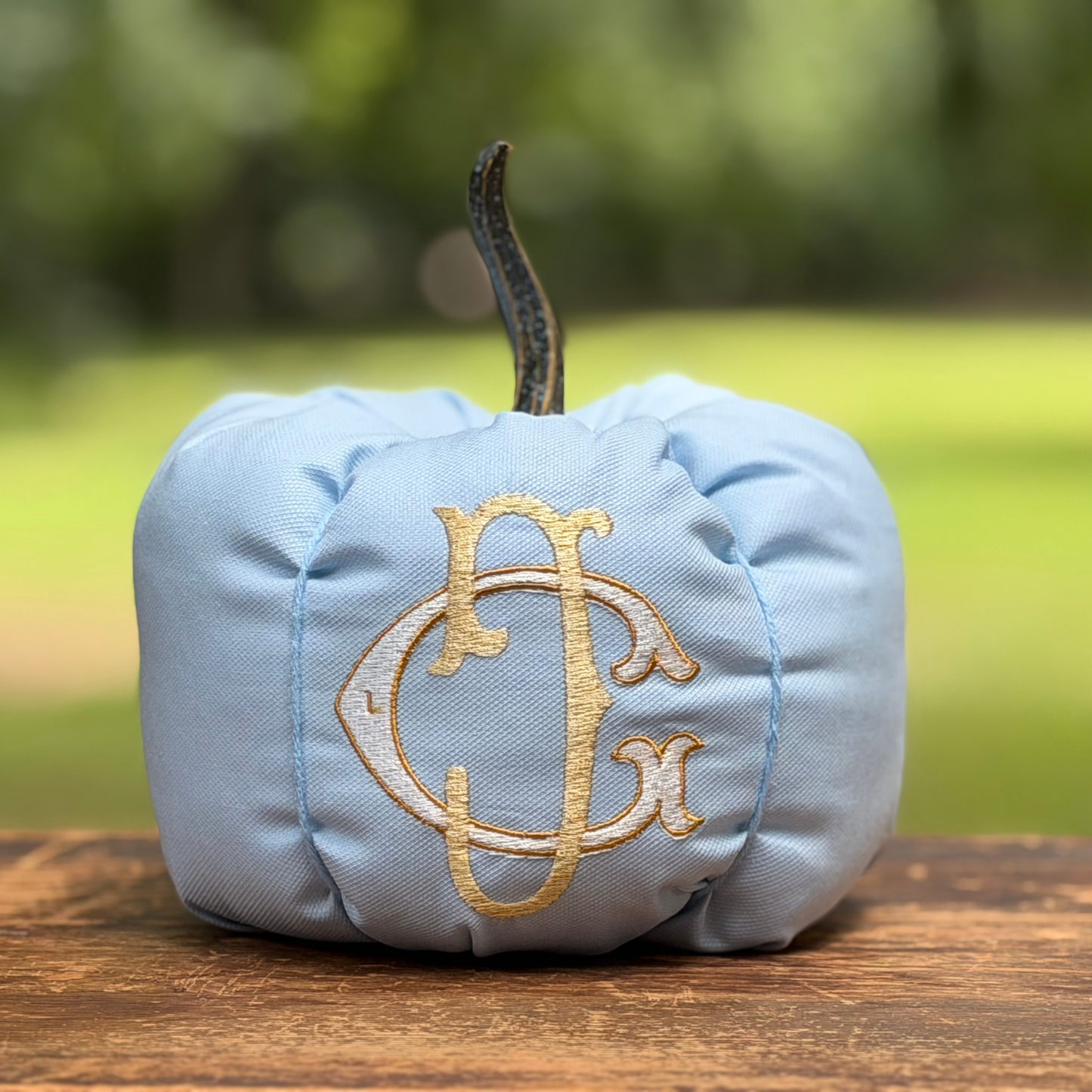 Garden District Pumpkin in Hydrangea