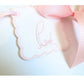Blush Bow High Chair Banner – Linen First Birthday Decor, Baby Girl Cake Smash Keepsake
