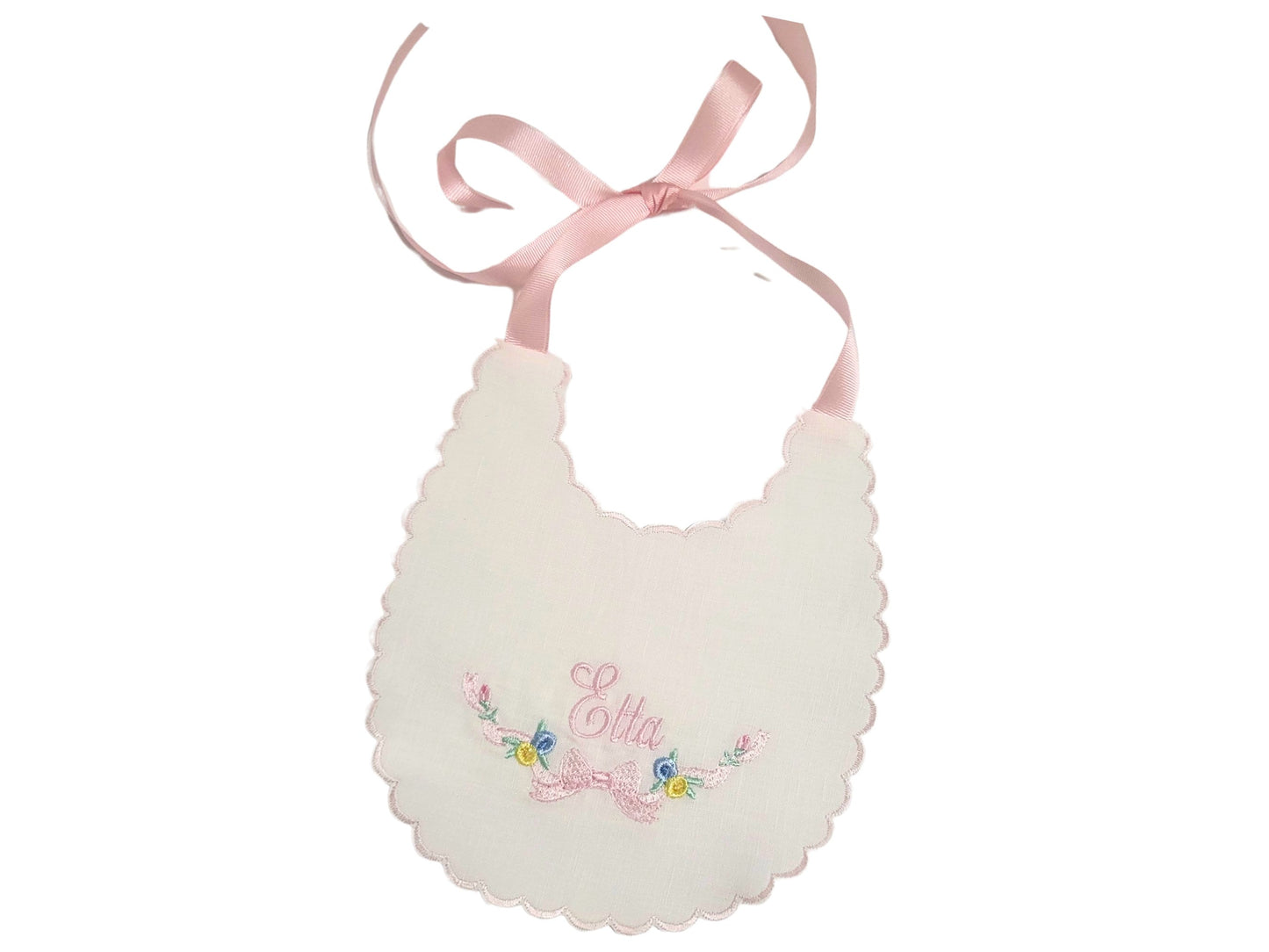Etta Pastel Floral First Birthday Set: Hat, Bib, Banner, Cake Topper